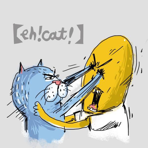 插畫家蛋頭-【eh！cat！】為生活增添樂趣
