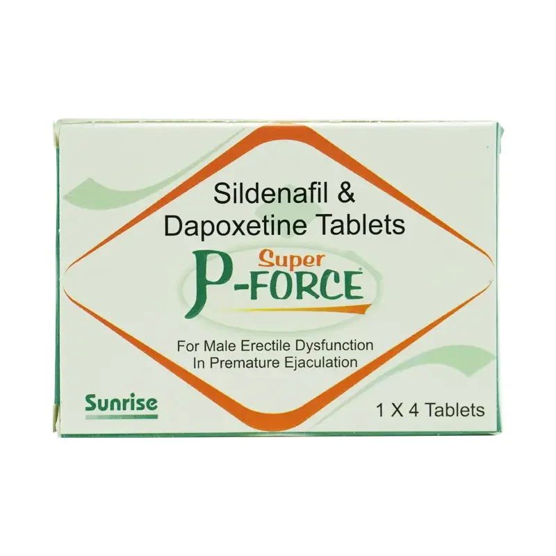 必利吉 Super P-Force 綠P 160mg|西地那非+達泊西汀雙效合一,4粒裝